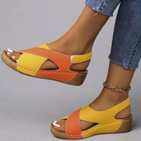 Kendra - Sandales Orthopédiques Colorblock