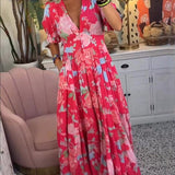 Floriana - Robe Florale Vibrante