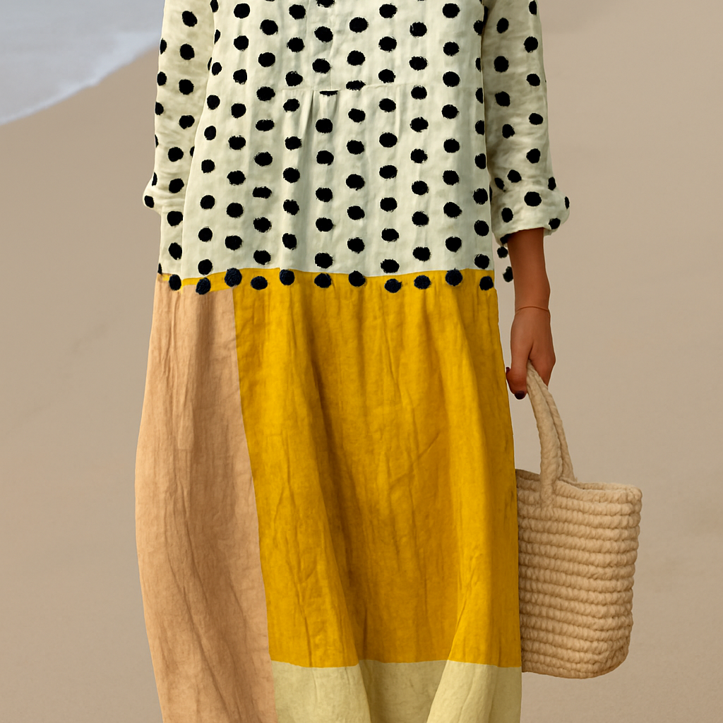 MAYA | ROBE GÉOMÉTRIQUE ÉLÉGANTE