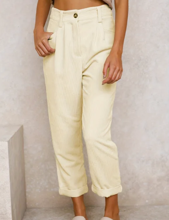 Cassidy - Pantalon Décontracté Intemporel