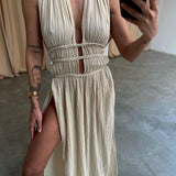 Zolla - Robe Texturée à Fente