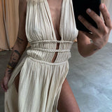 Zolla - Robe Texturée à Fente