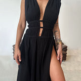 Zolla - Robe Texturée à Fente